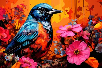Summer wildlife photography - Generative AI