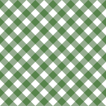 green plaid fabric texture