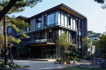 Fototapeta premium Contemporary Exterior Building