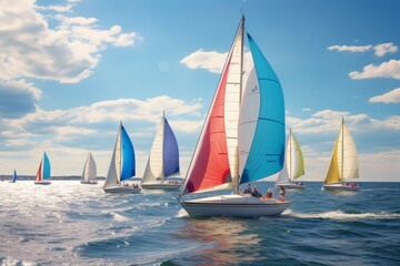 Summer sailing regattas - Generative AI