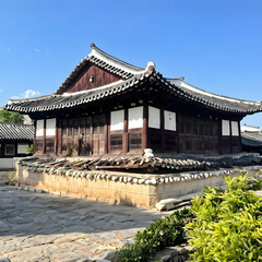 Fototapeta premium a traditional Korean house
