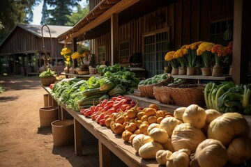Summer farm markets - Generative AI