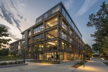 Obraz premium Contemporary Exterior Building