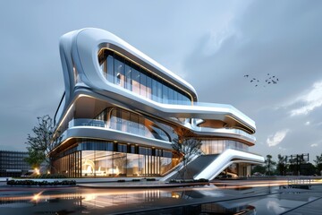 Contemporary Exterior Building