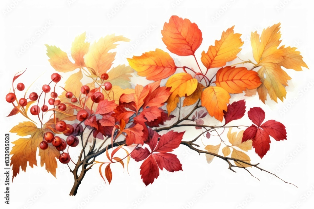 Canvas Prints Fall foliage - Generative AI