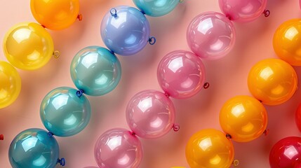 Festive Fusion: Balloons and Tubes Bring Joy to Beige