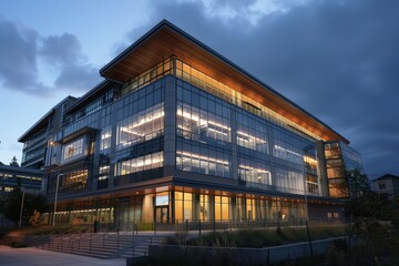 Obraz premium Contemporary Exterior Building