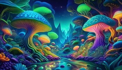  Sharp edges, vivid hues, and soft shadows creating a sense of depth.
