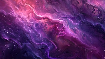 Dreamy Purple Swirls in Artistic Motion
