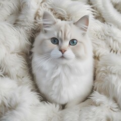 white persian cat