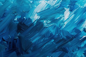 Blue brushstrokes background - generative ai