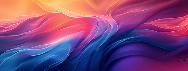 Obraz premium Vibrant Abstract Wavy Lines Design for Modern Backgrounds