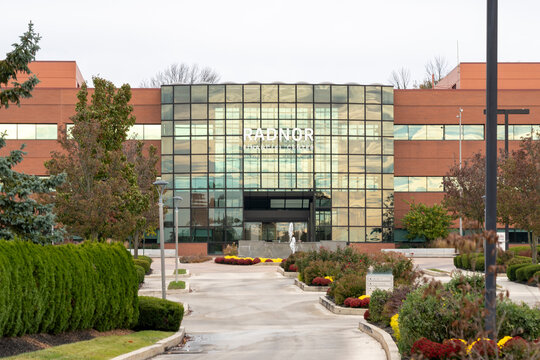 Radnor, PA, USA - November 4, 2023: Radnor Financial Center at 150 n radnor chester rd in Radnor, PA, USA.