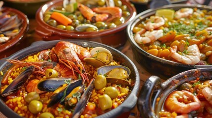 Fototapeta premium Exploring Traditional Spanish Cuisine