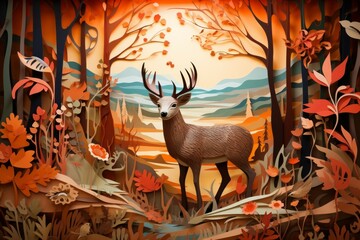 Woodland creatures - Generative AI