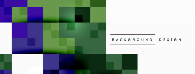 Dynamic colorful squares background. Vector Illustration For Wallpaper, Banner, Background, Card, Book Illustration, landing page