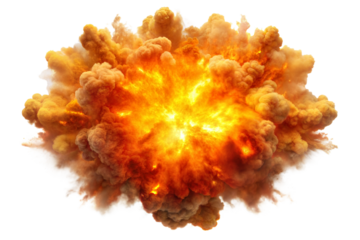 Small Fireburst Explosion Cut-Out
