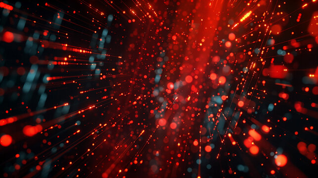 ERP Creative Ad, 4K, High Quality Illustration, Simple ERP Creative Illustration, Enterprise Resource Planning, Technology Ad, Technmology Banner, red background