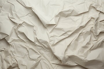 Fototapeta premium crumpled paper background, generative ai