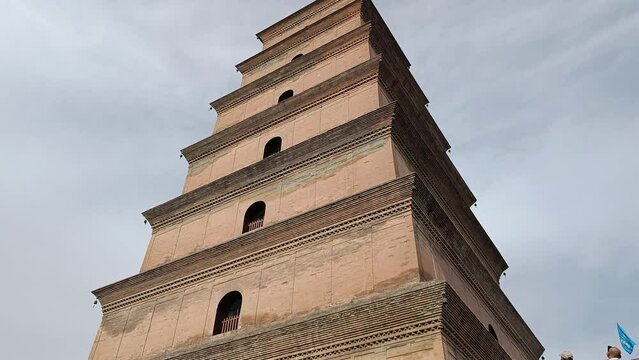 China, Xi'an, Big Wild Goose Pagoda

