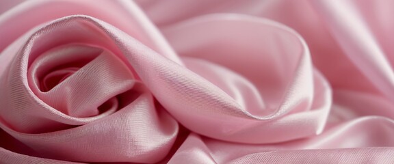 Obraz premium Romantic light pink fabric Pale Blush Dream Soft Pink Fabric
