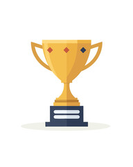 winner #1 trophy number one winner's golden shine winner's circle brand new award sweepstakes winning modern 3 diamond dark blue base blank name plate trophy resizable vector generative ai 