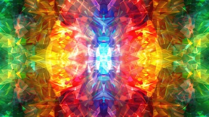 Abstract texture with varied colors in a unique kaleidoscopic background for graphic design