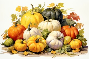 Gourds and squashes - Generative AI