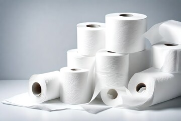 white toilet paper