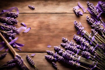 lavender flowers on table