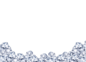 bunch of ice picture for design purpose or advertisement
