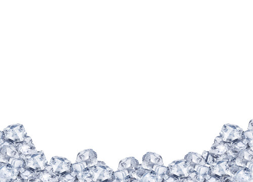 bunch of ice picture for design purpose or advertisement