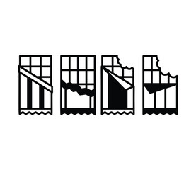 chocolate bar food dessert icons vector design symbol black white illustration collections sets isolated