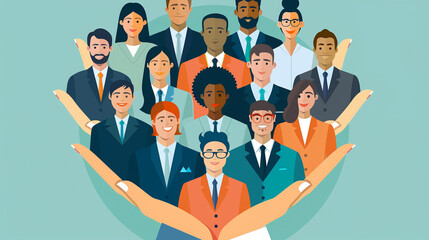 Human resource management fosters employee well-being and productivity.