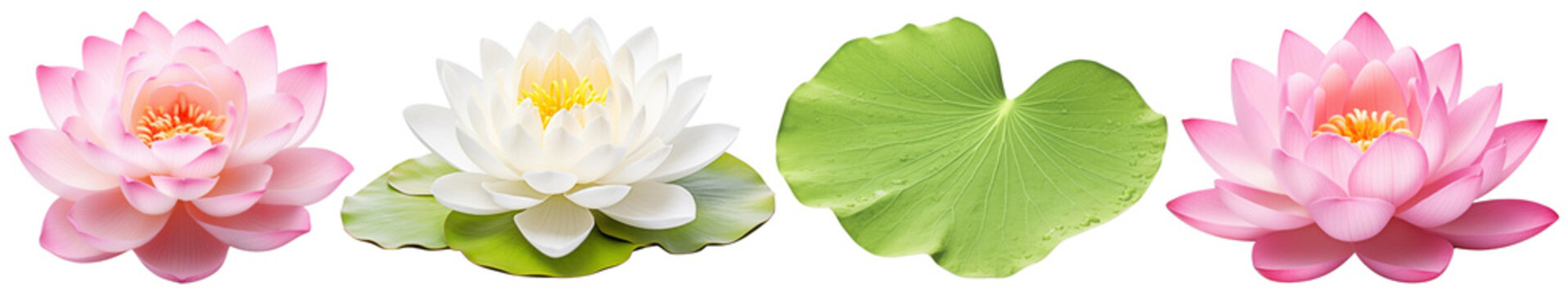 Water lily png on transparent background