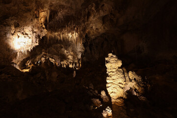 Rock formations in Carlsbad Caverns National Park, New Mexico
