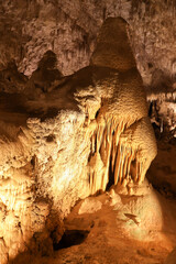 Rock formations in Carlsbad Caverns National Park, New Mexico
