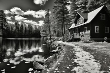 Cottages and cabins - Generative AI