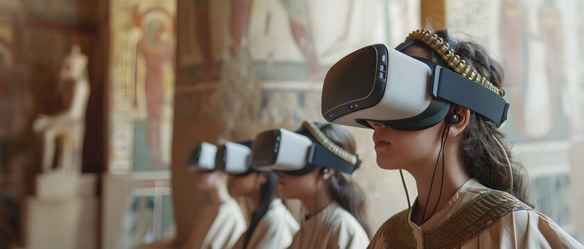 Immersive Virtual Reality History Lesson Engaging Students in Exploring Ancient Civilizations