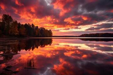 Autumn skies - Generative AI