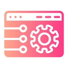 maintenance support gradient icon
