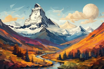 Mountain views - Generative AI