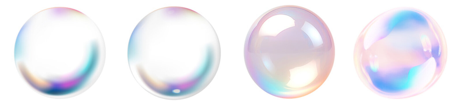 Clear bubble png on transparent background