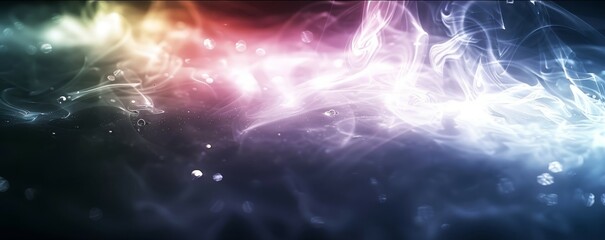 Abstract colorful light streaks and particle motion background. Perfect for technology or futuristic themed design projects.