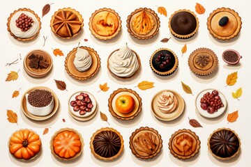 Autumn desserts - Generative AI