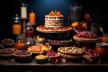 Autumn desserts - Generative AI