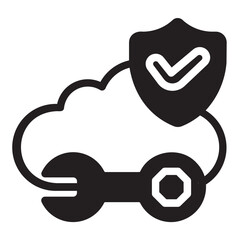 service cloud glyph icon