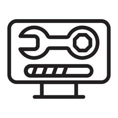 maintenance line icon