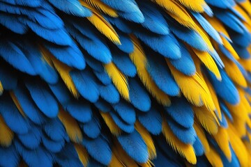 Fototapeta premium blue and yellow macaw