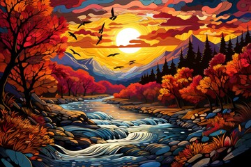 Rivers and streams - Generative AI
